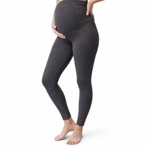 Size M Old Navy Women’s Maternity Leggings Activewear Grey Over Belly Pants